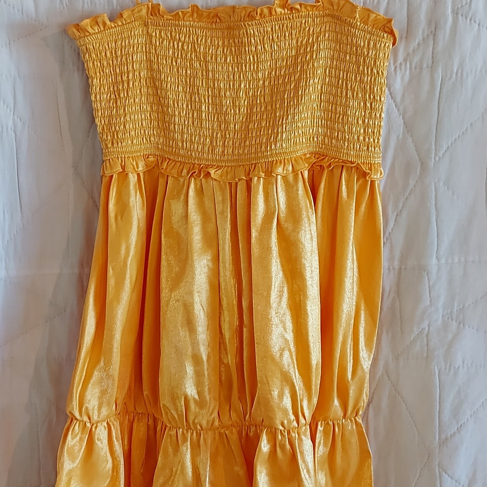 Lovers + Friend Yellow mini dress - Picture 3 of 8